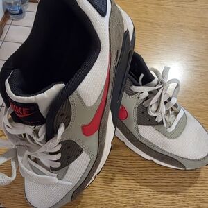 Nike Kids Shoes - White and Red